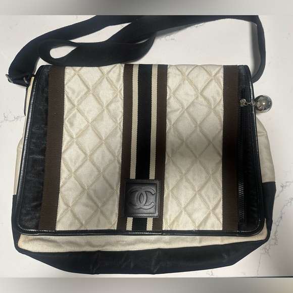 Chanel Sports Line Multi-Color Leather Shoulder Bag - Picture 1 of 8